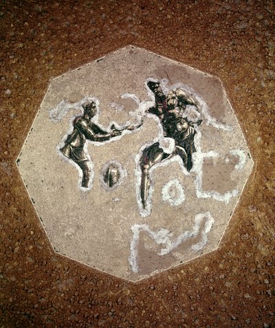Octagonal Floor Mosaic by Roman